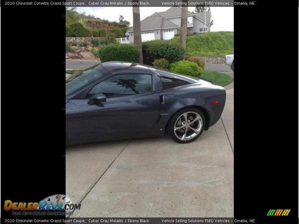 2010 Chevrolet Corvette Grand Sport Coupe Cyber Gray Metallic / Ebony Black Photo #7