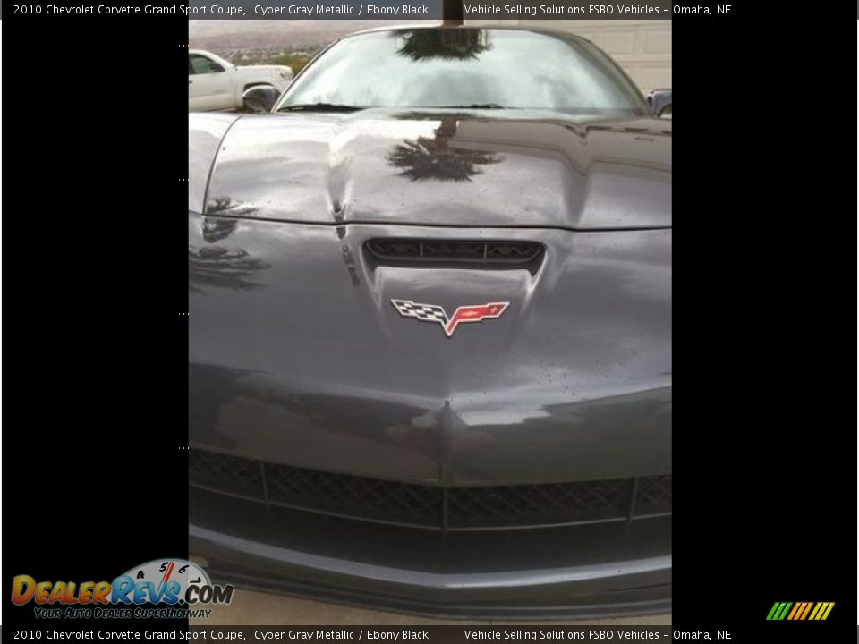 2010 Chevrolet Corvette Grand Sport Coupe Cyber Gray Metallic / Ebony Black Photo #8
