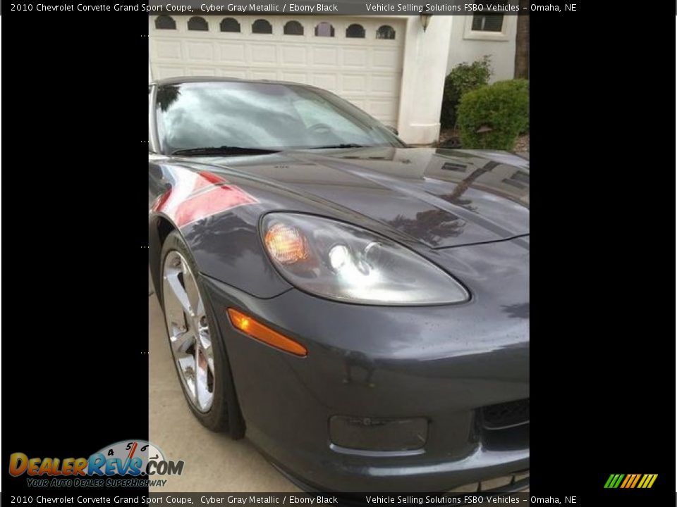 2010 Chevrolet Corvette Grand Sport Coupe Cyber Gray Metallic / Ebony Black Photo #9