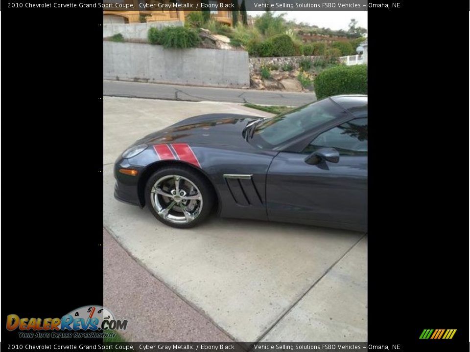 2010 Chevrolet Corvette Grand Sport Coupe Cyber Gray Metallic / Ebony Black Photo #10