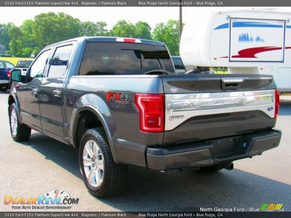 2016 Ford F150 Platinum SuperCrew 4x4 Magnetic / Platinum Black Photo #3