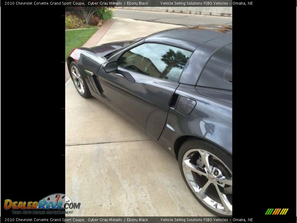 2010 Chevrolet Corvette Grand Sport Coupe Cyber Gray Metallic / Ebony Black Photo #11