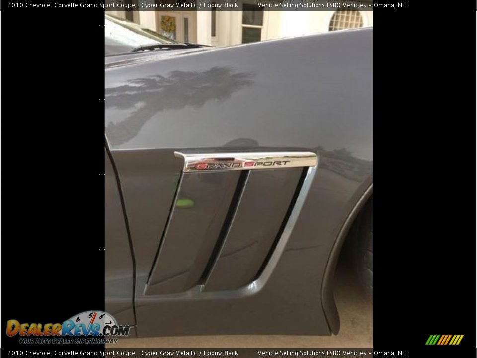 2010 Chevrolet Corvette Grand Sport Coupe Cyber Gray Metallic / Ebony Black Photo #12