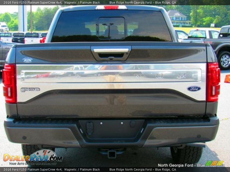2016 Ford F150 Platinum SuperCrew 4x4 Magnetic / Platinum Black Photo #4