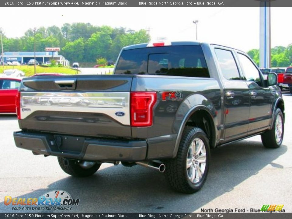 2016 Ford F150 Platinum SuperCrew 4x4 Magnetic / Platinum Black Photo #5