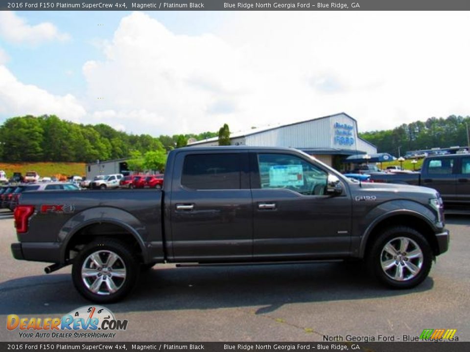 2016 Ford F150 Platinum SuperCrew 4x4 Magnetic / Platinum Black Photo #6