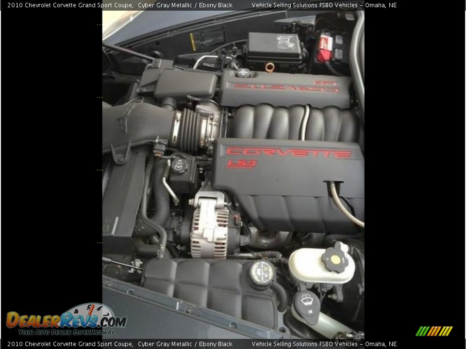 2010 Chevrolet Corvette Grand Sport Coupe Cyber Gray Metallic / Ebony Black Photo #20