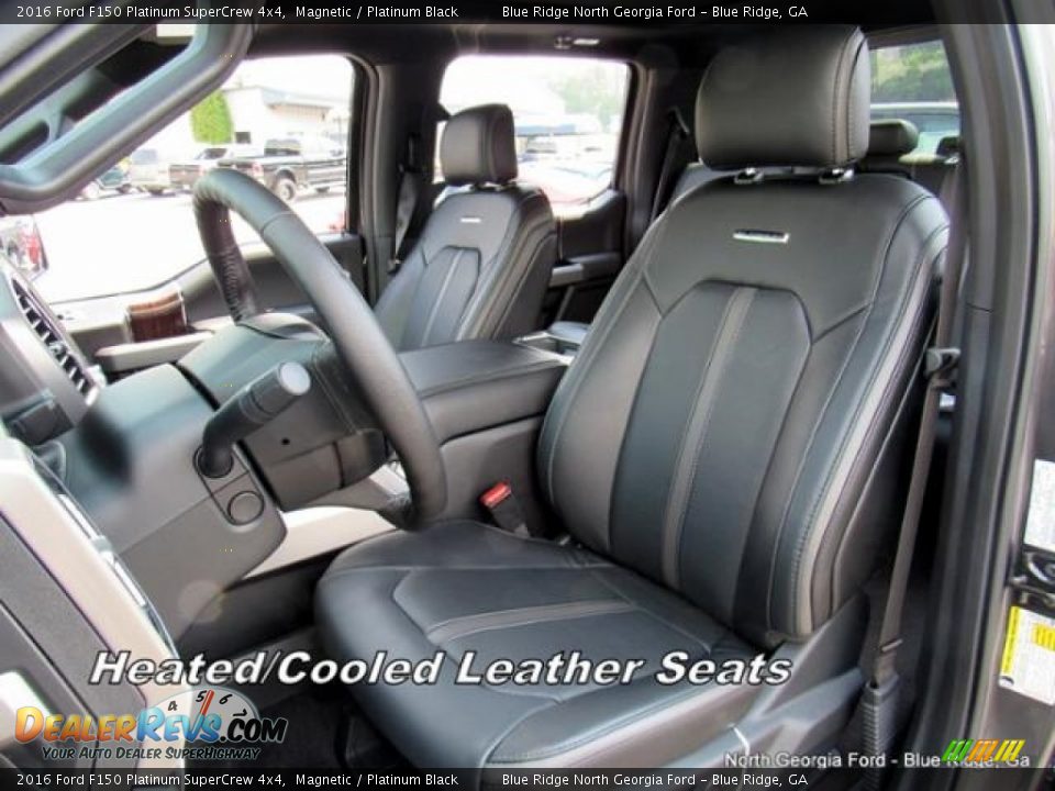 2016 Ford F150 Platinum SuperCrew 4x4 Magnetic / Platinum Black Photo #11