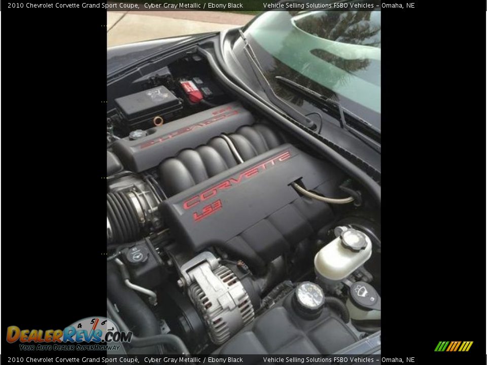 2010 Chevrolet Corvette Grand Sport Coupe Cyber Gray Metallic / Ebony Black Photo #22