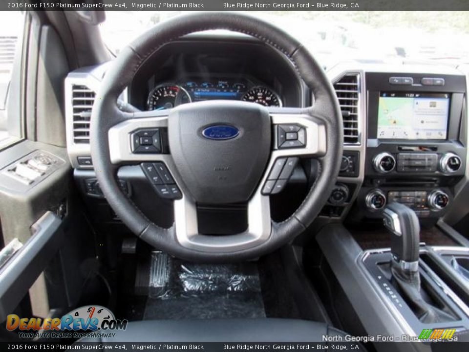2016 Ford F150 Platinum SuperCrew 4x4 Magnetic / Platinum Black Photo #16