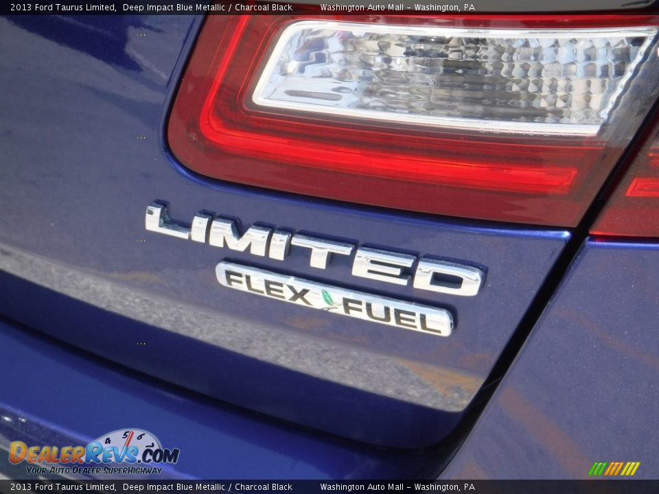 2013 Ford Taurus Limited Deep Impact Blue Metallic / Charcoal Black Photo #9