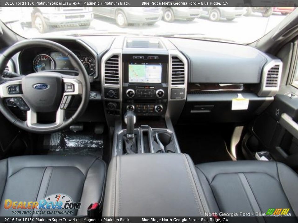 2016 Ford F150 Platinum SuperCrew 4x4 Magnetic / Platinum Black Photo #17
