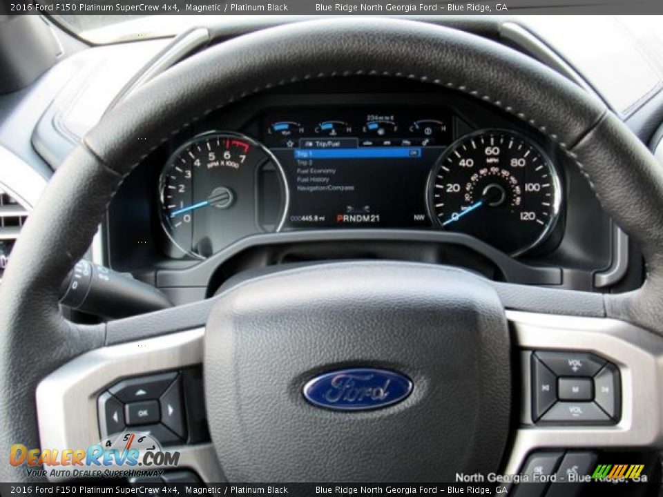 2016 Ford F150 Platinum SuperCrew 4x4 Magnetic / Platinum Black Photo #19