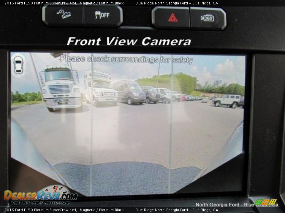 2016 Ford F150 Platinum SuperCrew 4x4 Magnetic / Platinum Black Photo #24