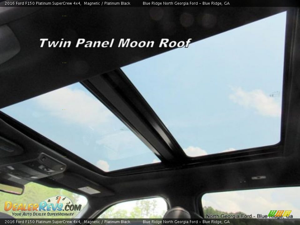 2016 Ford F150 Platinum SuperCrew 4x4 Magnetic / Platinum Black Photo #28
