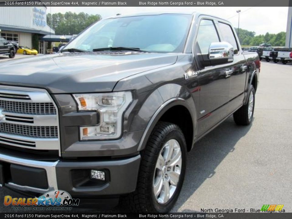 2016 Ford F150 Platinum SuperCrew 4x4 Magnetic / Platinum Black Photo #36