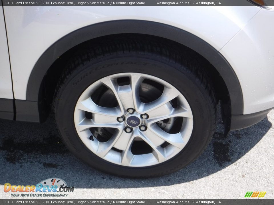 2013 Ford Escape SEL 2.0L EcoBoost 4WD Ingot Silver Metallic / Medium Light Stone Photo #3