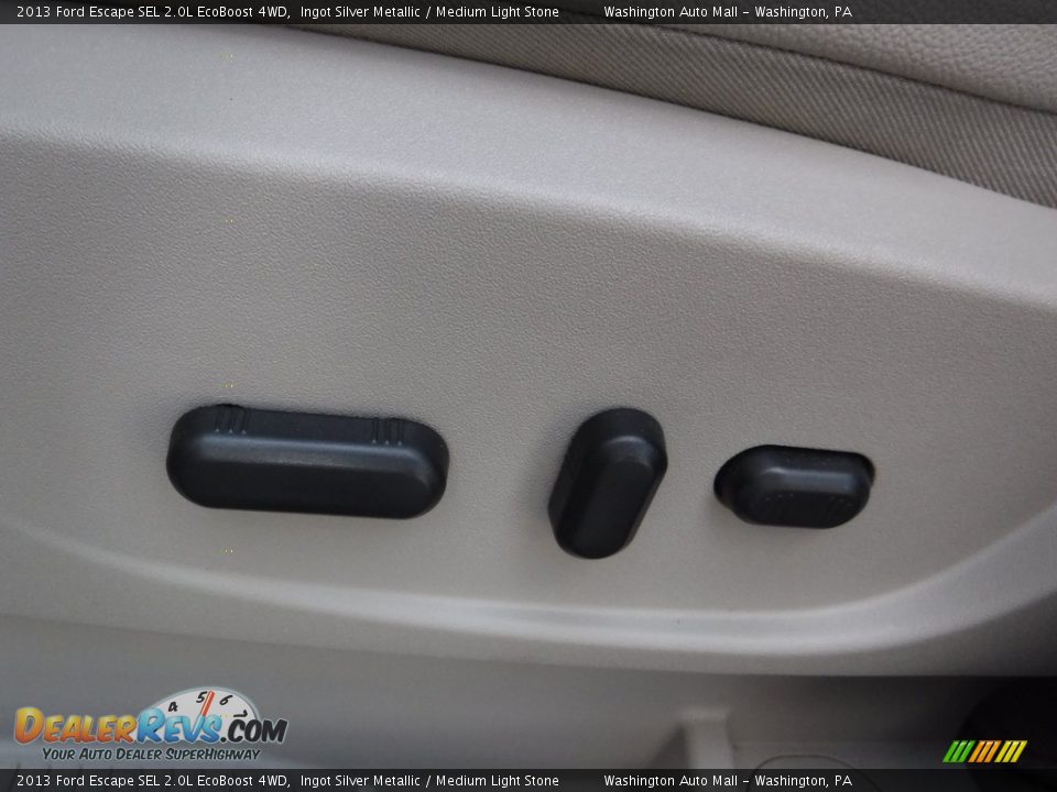 2013 Ford Escape SEL 2.0L EcoBoost 4WD Ingot Silver Metallic / Medium Light Stone Photo #17