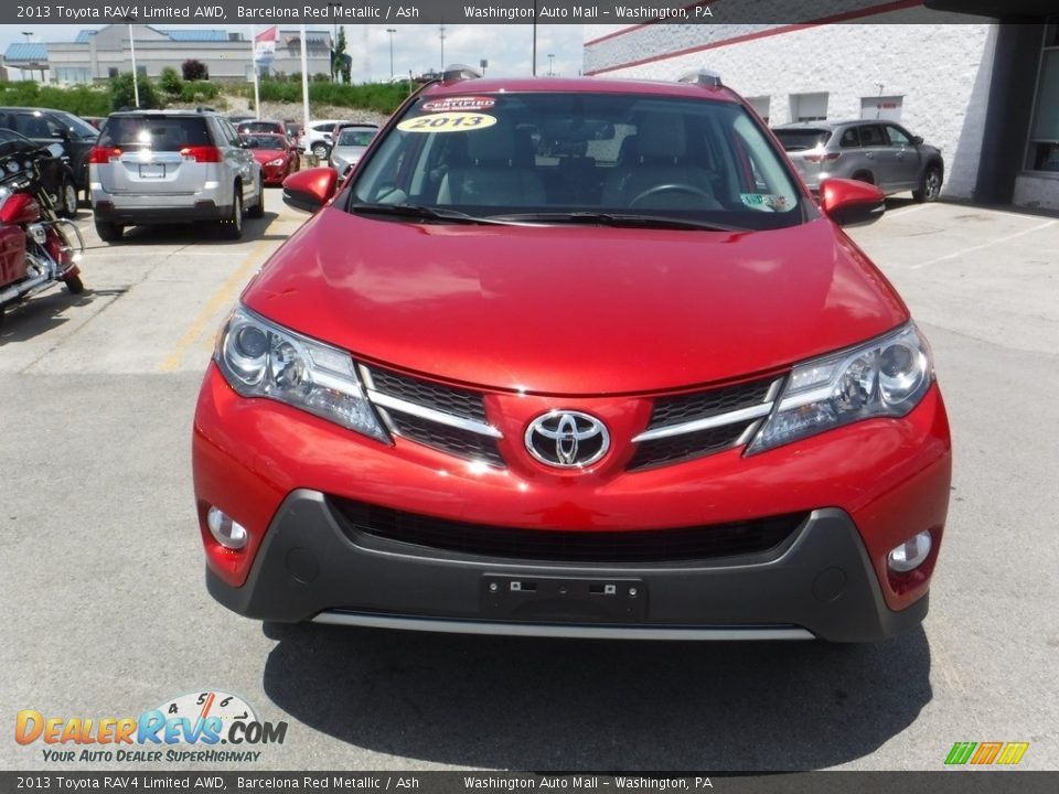 2013 Toyota RAV4 Limited AWD Barcelona Red Metallic / Ash Photo #5