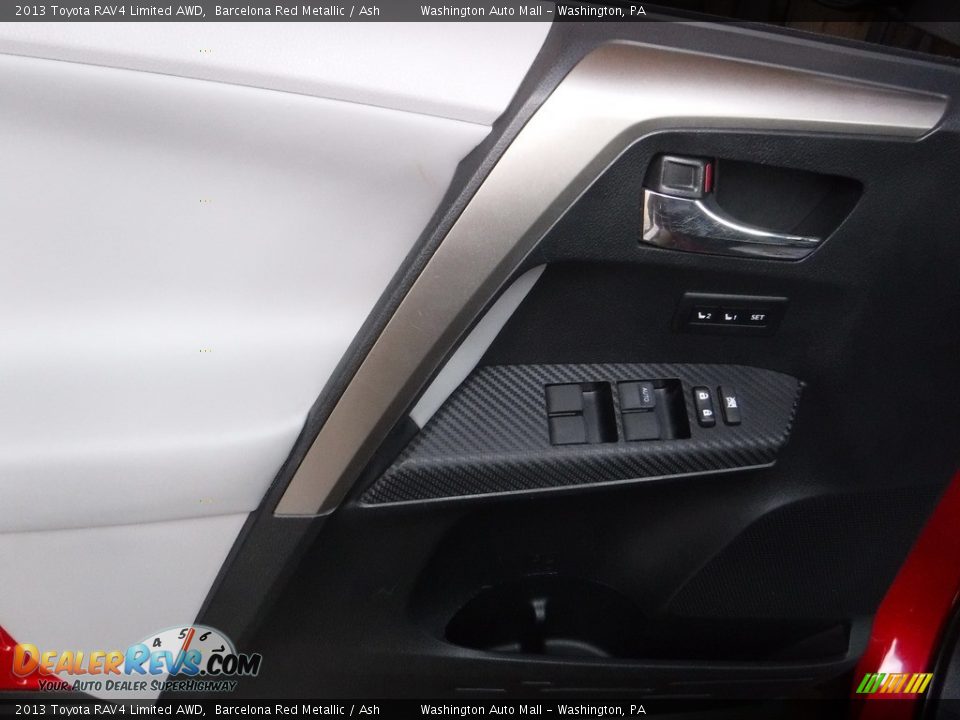 2013 Toyota RAV4 Limited AWD Barcelona Red Metallic / Ash Photo #12
