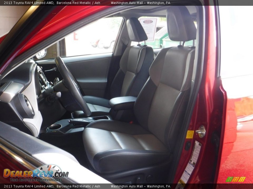 2013 Toyota RAV4 Limited AWD Barcelona Red Metallic / Ash Photo #14