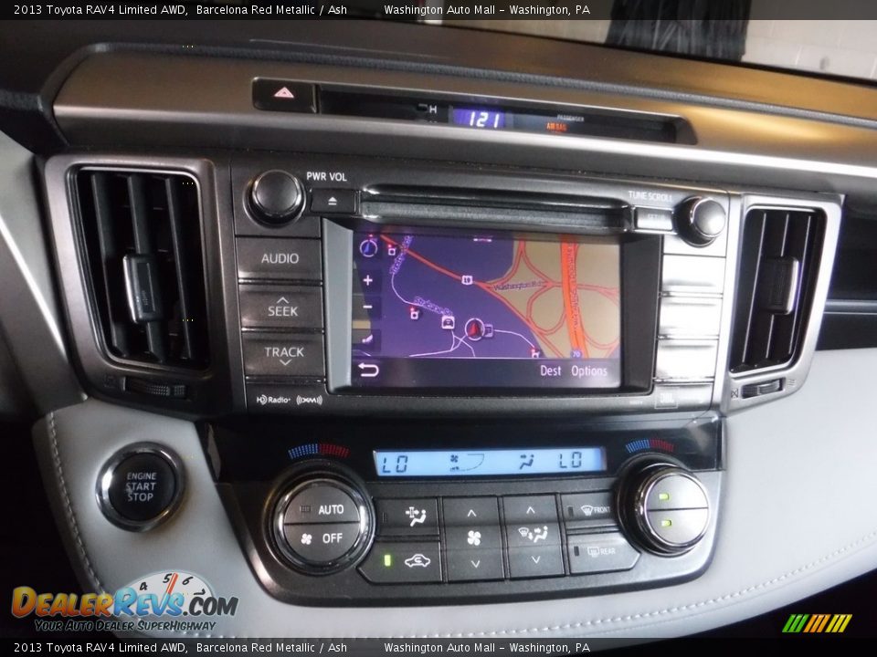 2013 Toyota RAV4 Limited AWD Barcelona Red Metallic / Ash Photo #16