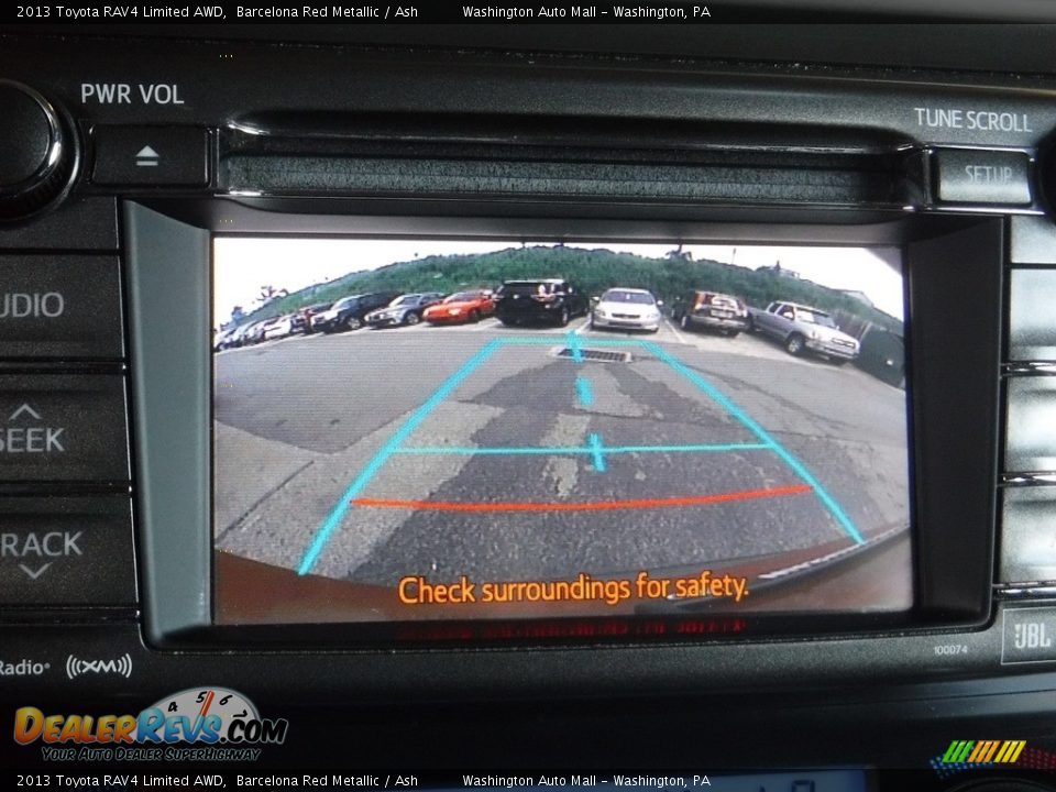 2013 Toyota RAV4 Limited AWD Barcelona Red Metallic / Ash Photo #17