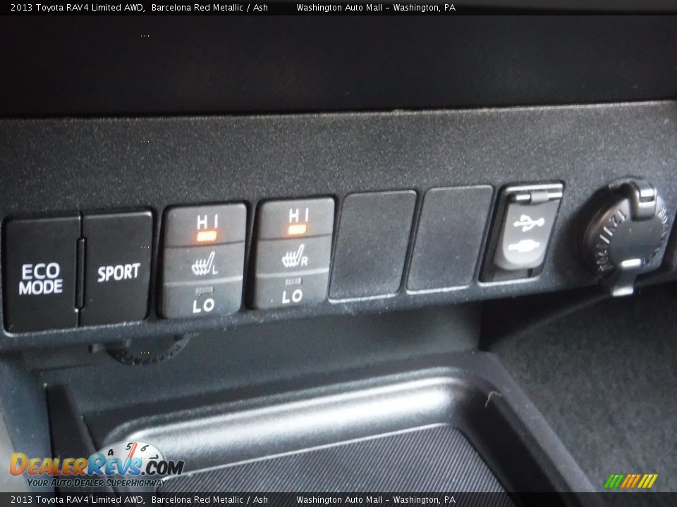 2013 Toyota RAV4 Limited AWD Barcelona Red Metallic / Ash Photo #18