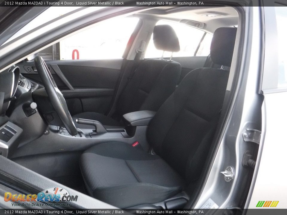 2012 Mazda MAZDA3 i Touring 4 Door Liquid Silver Metallic / Black Photo #13
