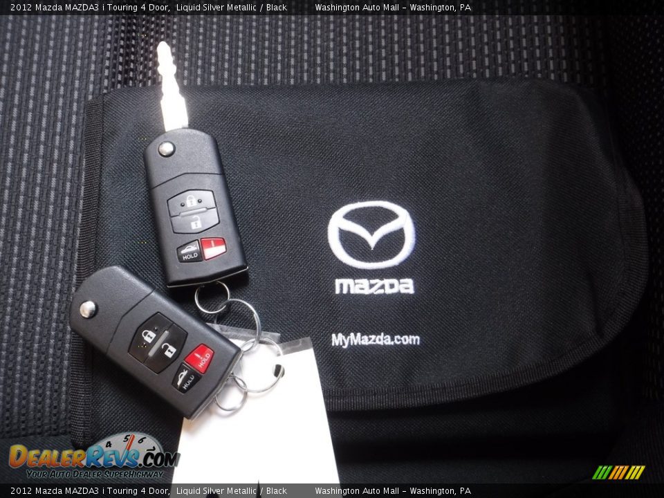 2012 Mazda MAZDA3 i Touring 4 Door Liquid Silver Metallic / Black Photo #18