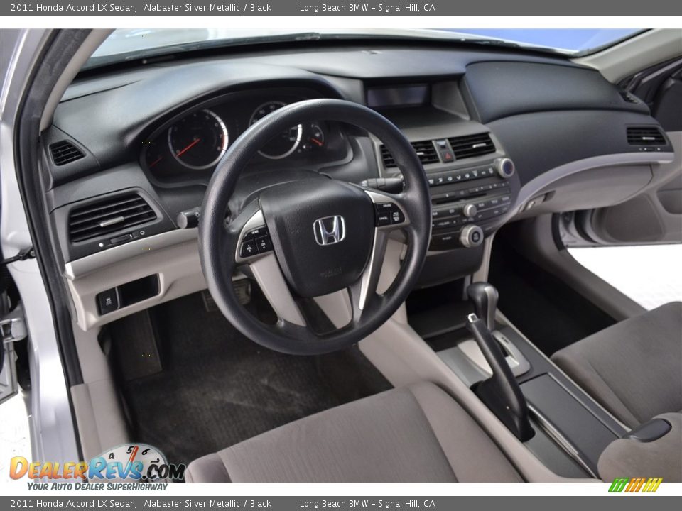 2011 Honda Accord LX Sedan Alabaster Silver Metallic / Black Photo #11
