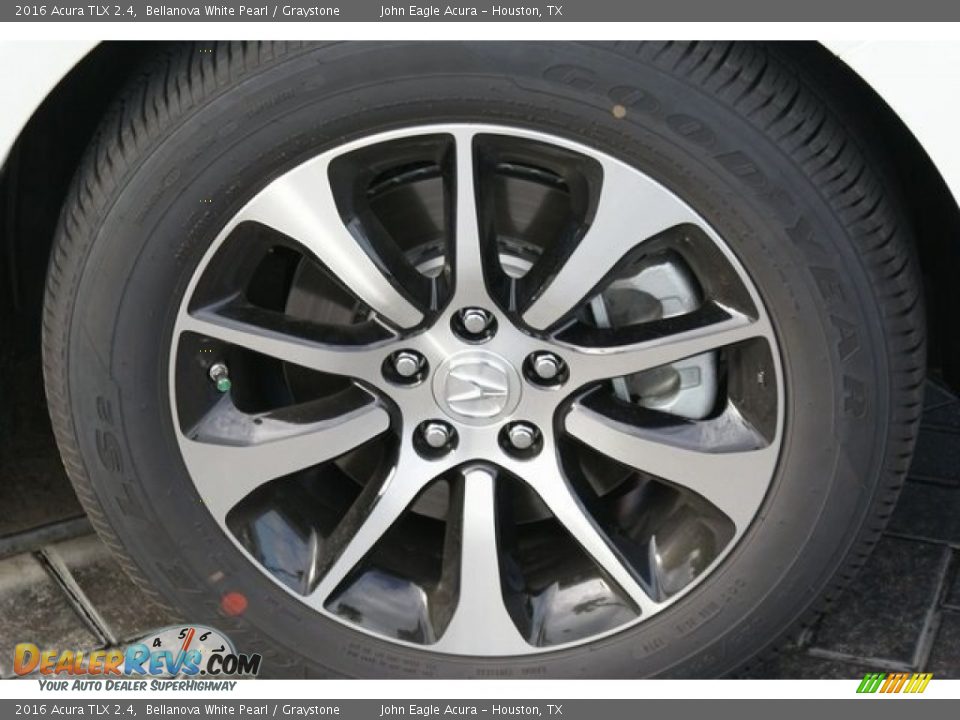 2016 Acura TLX 2.4 Bellanova White Pearl / Graystone Photo #10