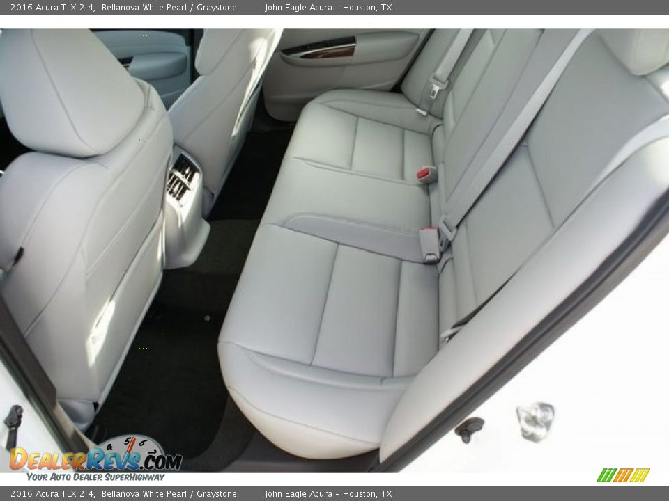 2016 Acura TLX 2.4 Bellanova White Pearl / Graystone Photo #15