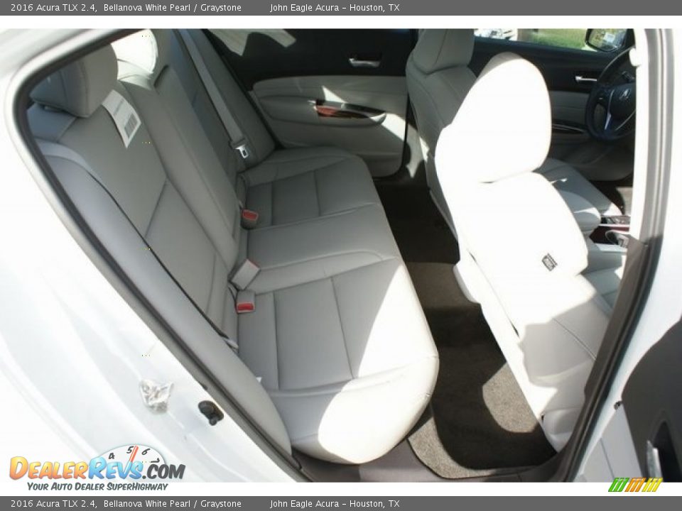 2016 Acura TLX 2.4 Bellanova White Pearl / Graystone Photo #20