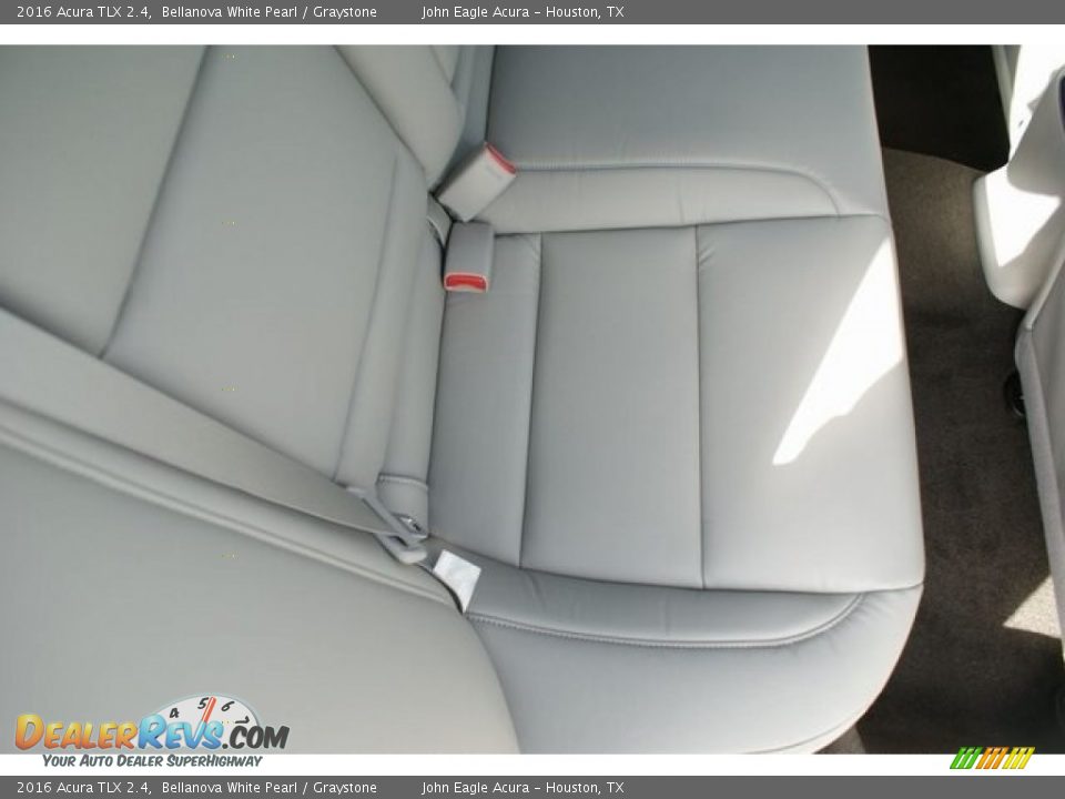 2016 Acura TLX 2.4 Bellanova White Pearl / Graystone Photo #21