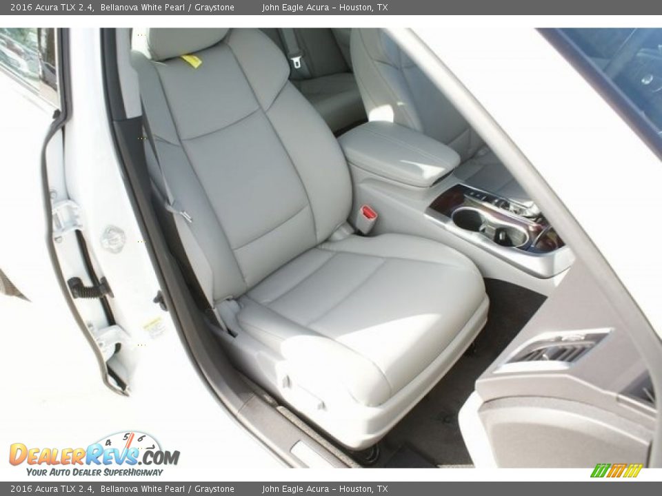 2016 Acura TLX 2.4 Bellanova White Pearl / Graystone Photo #24
