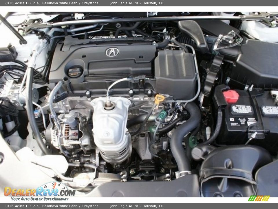 2016 Acura TLX 2.4 Bellanova White Pearl / Graystone Photo #25