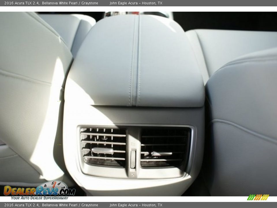2016 Acura TLX 2.4 Bellanova White Pearl / Graystone Photo #27