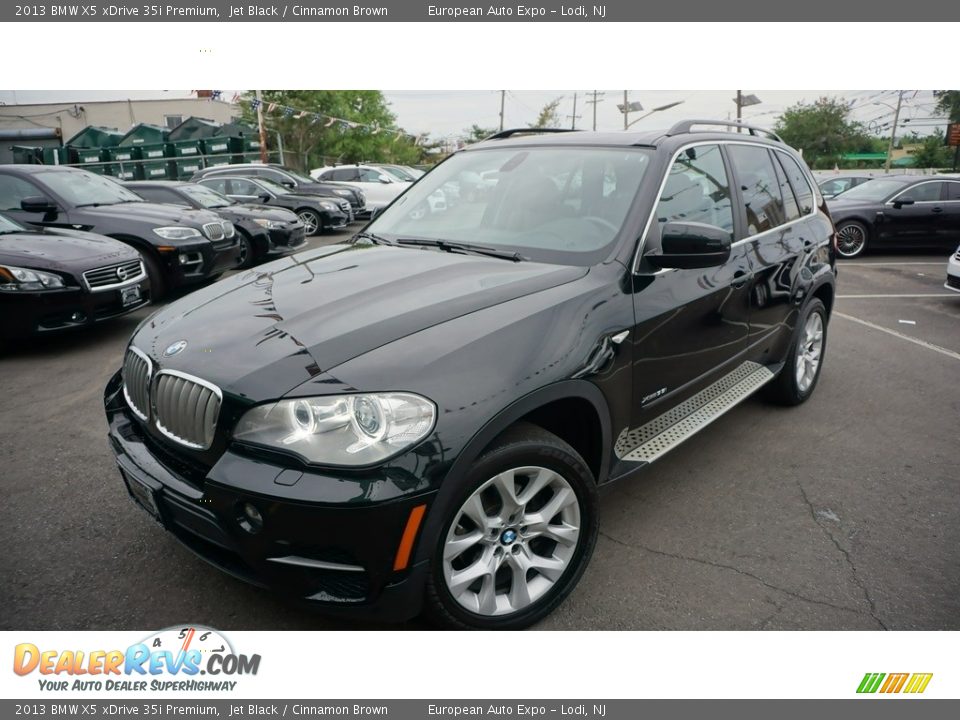 2013 BMW X5 xDrive 35i Premium Jet Black / Cinnamon Brown Photo #1