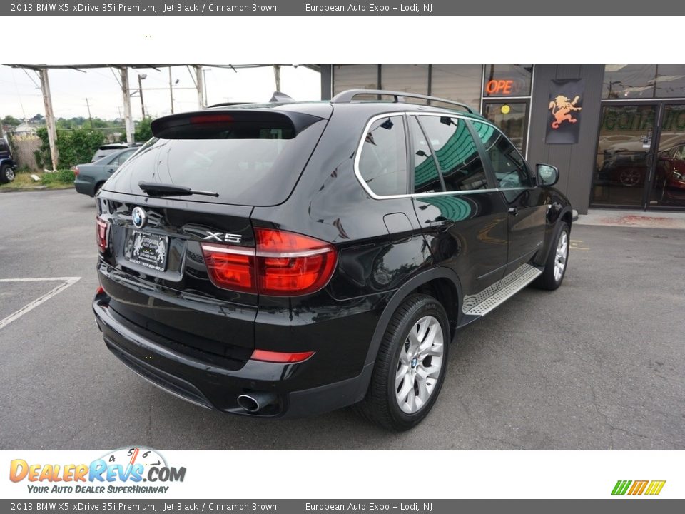 2013 BMW X5 xDrive 35i Premium Jet Black / Cinnamon Brown Photo #4