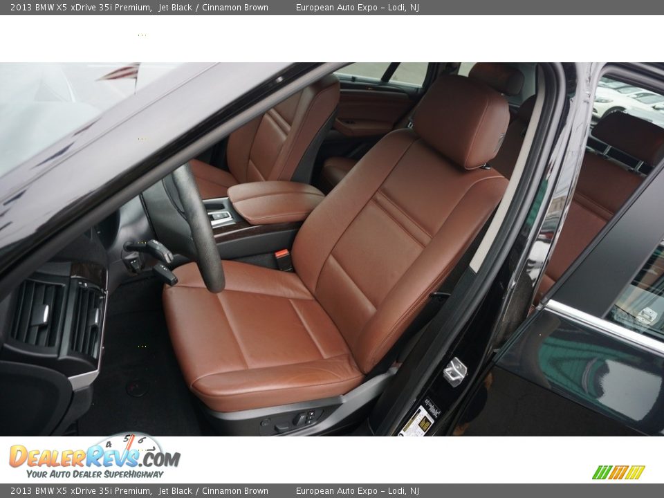 2013 BMW X5 xDrive 35i Premium Jet Black / Cinnamon Brown Photo #9