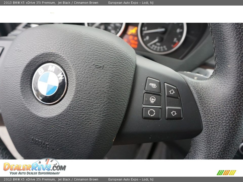 2013 BMW X5 xDrive 35i Premium Jet Black / Cinnamon Brown Photo #17