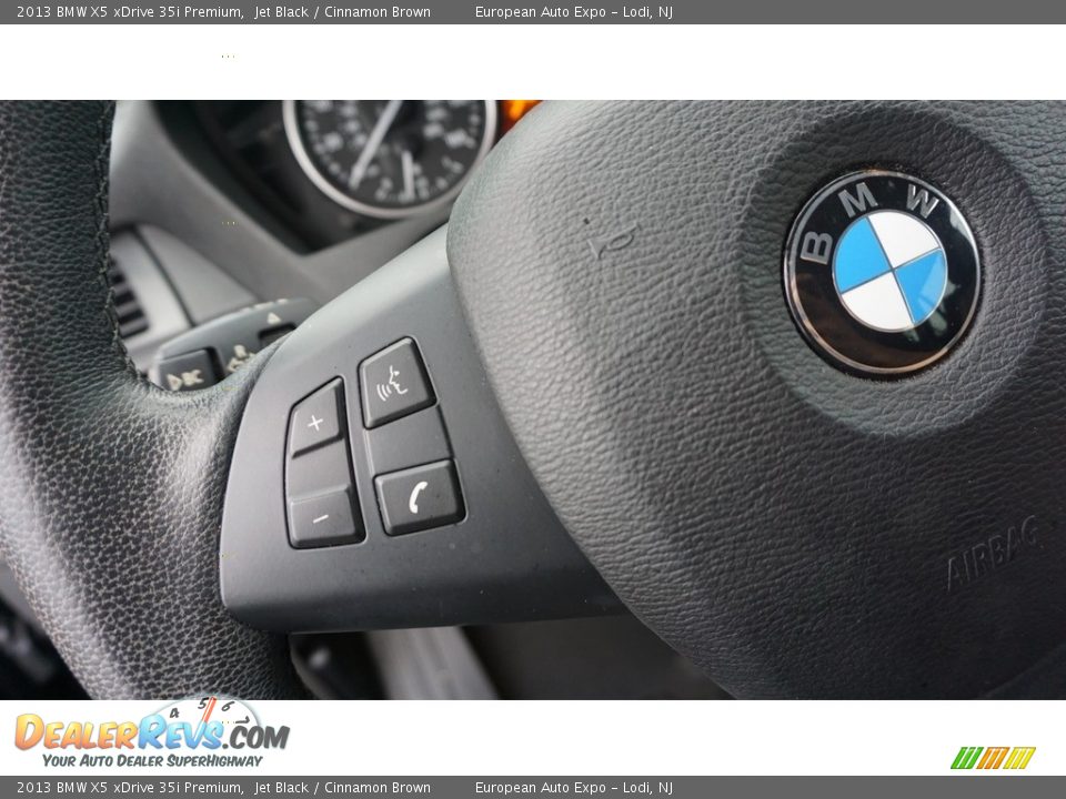 2013 BMW X5 xDrive 35i Premium Jet Black / Cinnamon Brown Photo #18