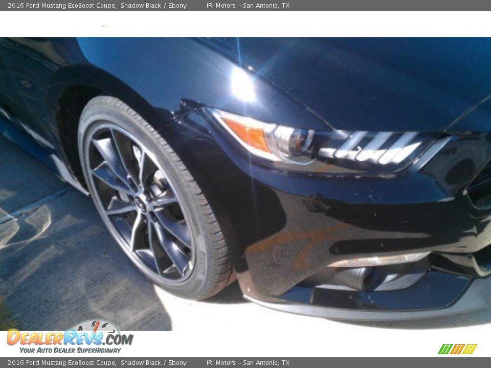 2016 Ford Mustang EcoBoost Coupe Shadow Black / Ebony Photo #2