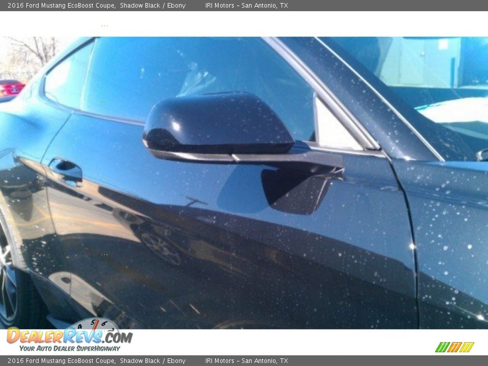 2016 Ford Mustang EcoBoost Coupe Shadow Black / Ebony Photo #4