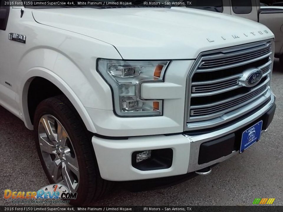 2016 Ford F150 Limited SuperCrew 4x4 White Platinum / Limited Mojave Photo #3