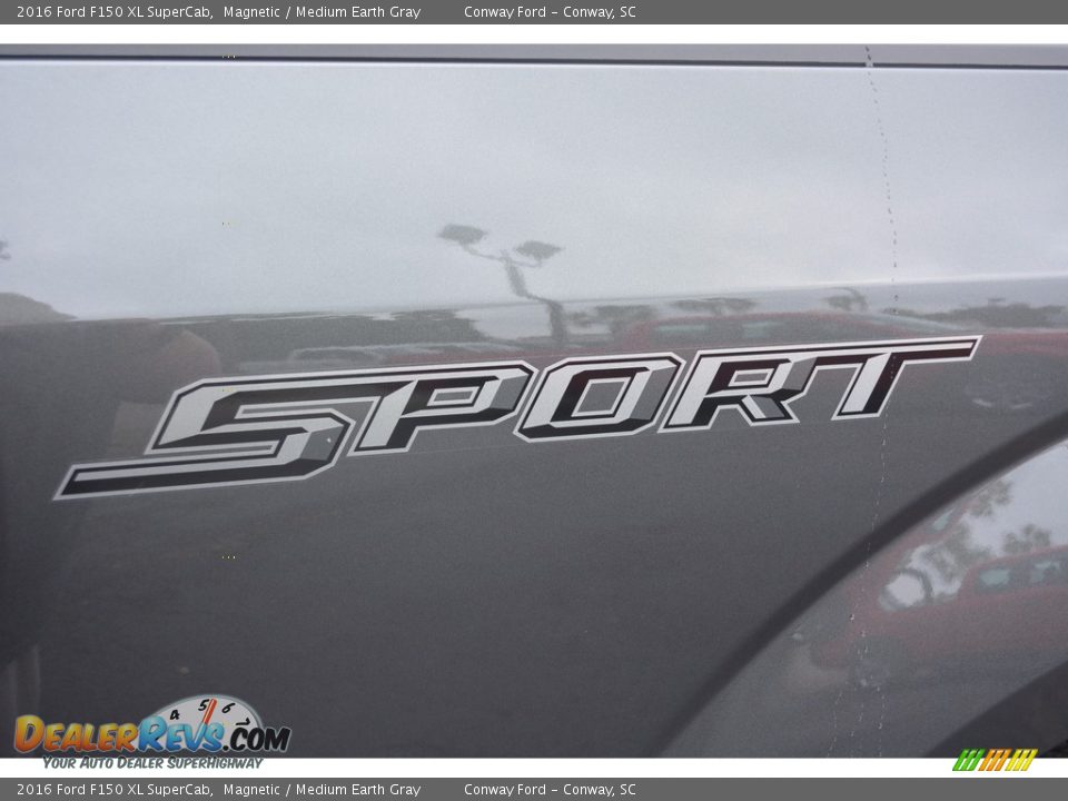 2016 Ford F150 XL SuperCab Magnetic / Medium Earth Gray Photo #4