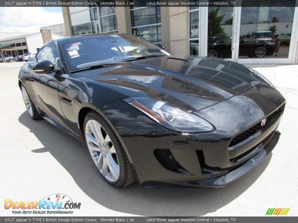 2017 Jaguar F-TYPE S British Design Edition Coupe Ultimate Black / Jet Photo #2