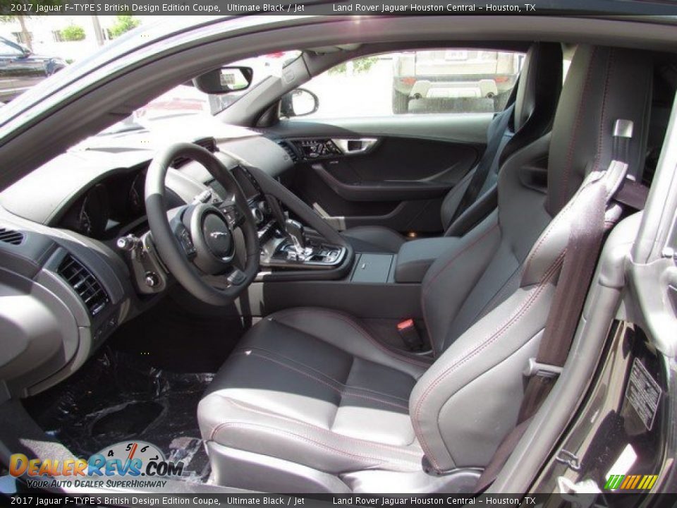 2017 Jaguar F-TYPE S British Design Edition Coupe Ultimate Black / Jet Photo #3