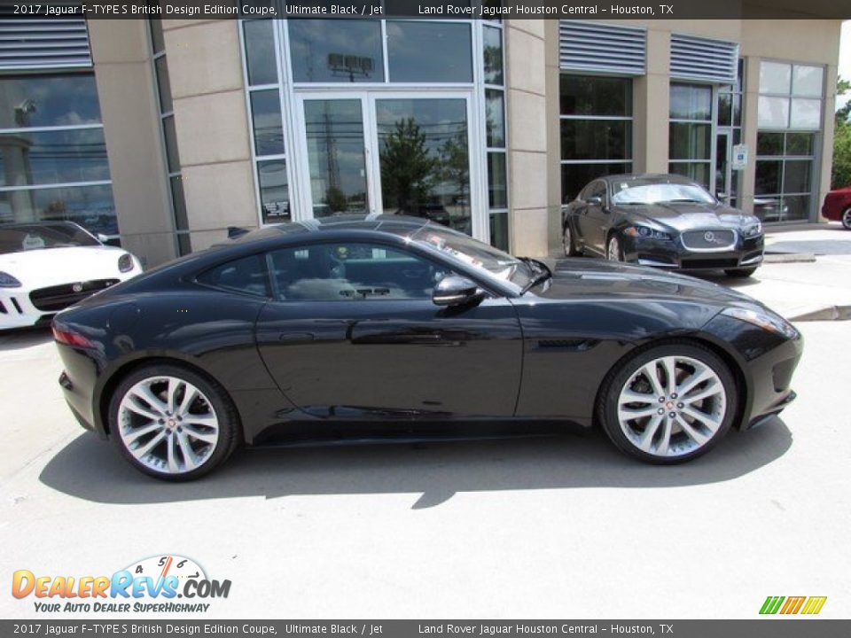 2017 Jaguar F-TYPE S British Design Edition Coupe Ultimate Black / Jet Photo #6